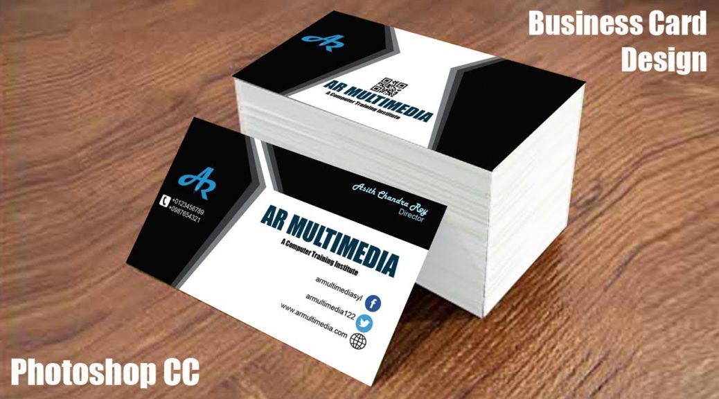 How to Design Business Card in Adobe Photoshop cc|Graphic design   business cards|Mockup Design